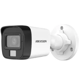 Hikvision - 2 MP ColorVu with Smart Hybrid Light Fixed Bullet Network Camera