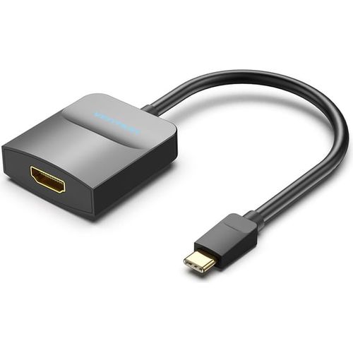 Vention Type-C to HDMI Adapter 0.15M Black ABS Type