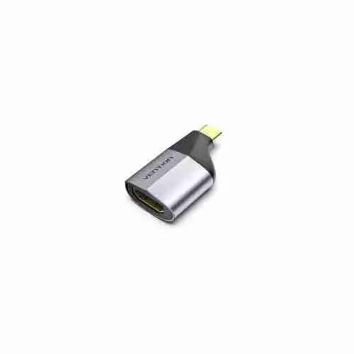 Vention Type C Male to HDMI Female Adapter Gray Aluminum Alloy Type