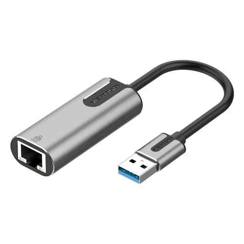 Vention USB 3.0 TO GIGABIT ETHERNET ADAPTER Gray 0.15M Aluminum Alloy Type