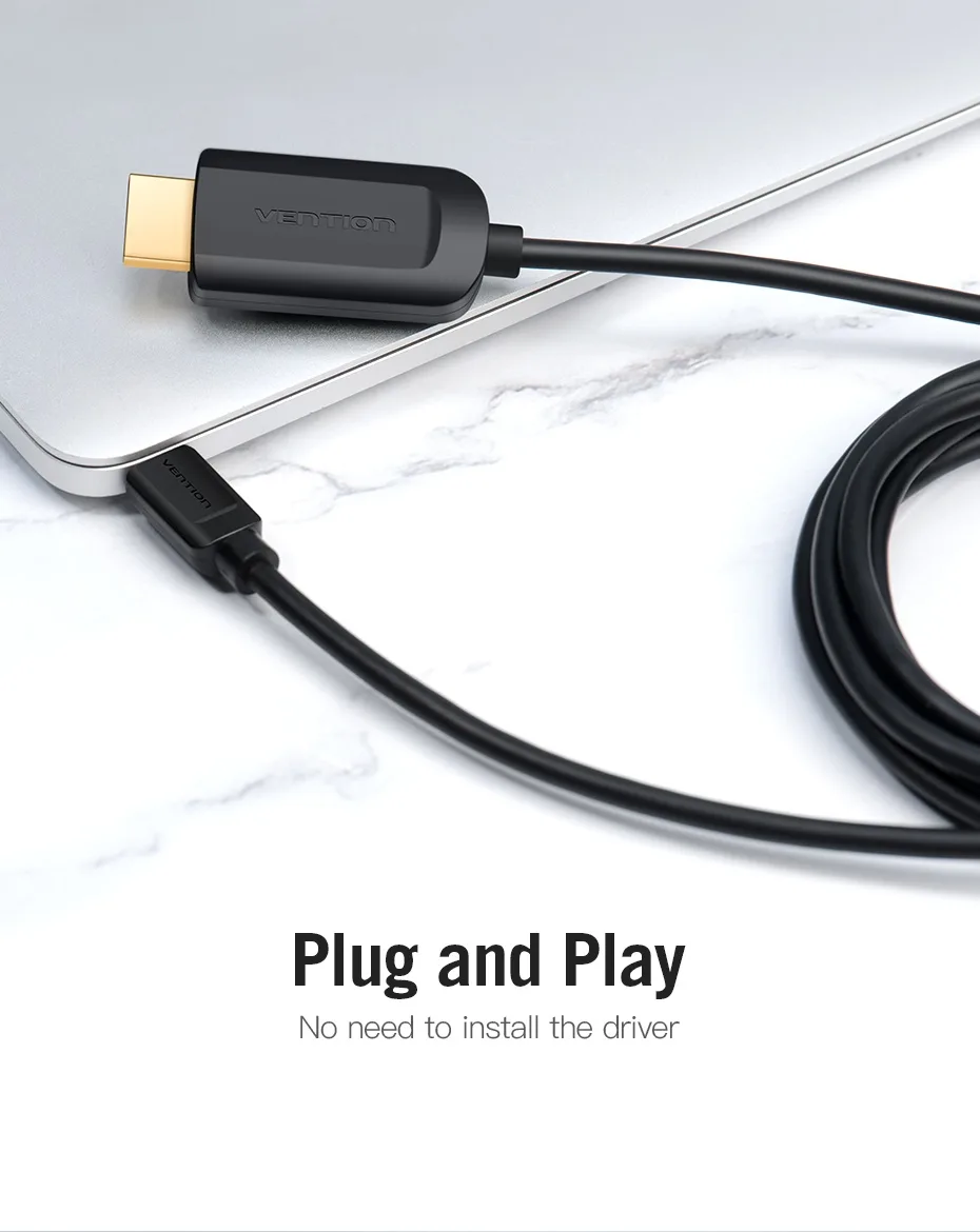 Vention Type-C to HDMI Cable 2M Black