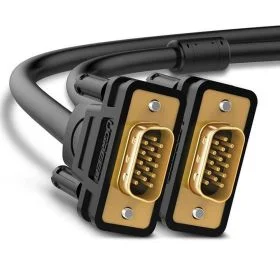 Vention VGA(3+6) Male to Male Cable with ferrite cores 20M Black